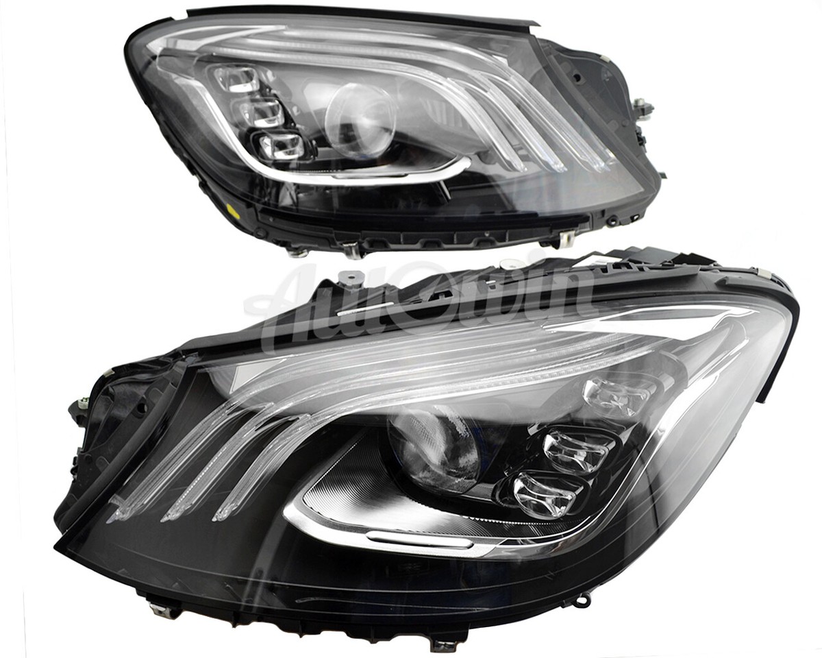 ベンツ 純正 W222 Sクラス 前期 LED ヘッドライト レンズ ランプ 右側