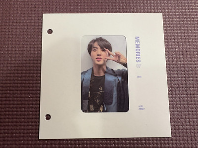 BTS Memories Of 2018 BLU RAY Official PhotoCard Photo Card( JIN