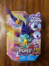 Trolls 3 Band Together Hair Pops Branch 10cm Doll Brand New Sealed