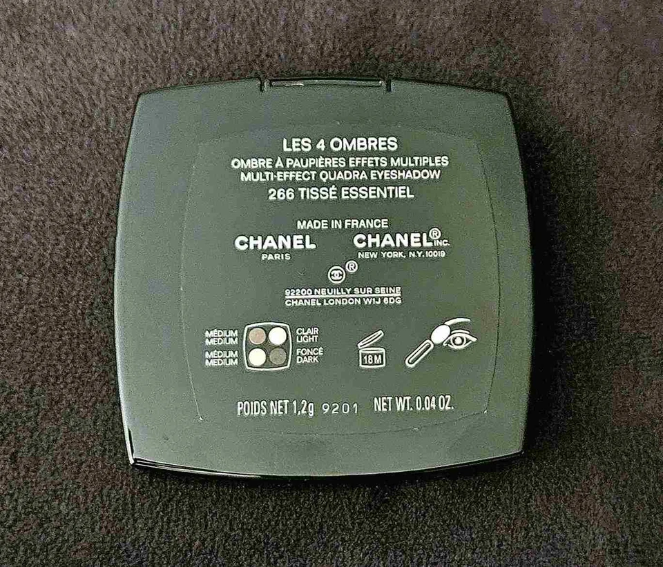 NWT Chanel 266 Tisse Essentiel Womens Eyeshadow Palette Quad Compact France - Image 3 of 4