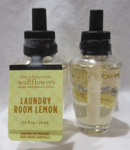 Bath & Body Works Wallflower Fragrance Refill Bulb Lot of 5 LAUNDRY ROOM LEMON - Picture 2 of 4