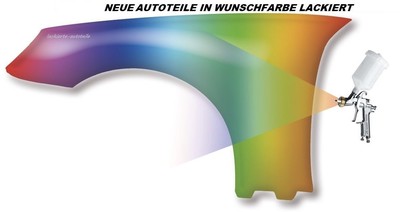 Kotflügel in Wunschfarbe LACKIERT passend für Ford Fiesta JH JD 02-08 Links