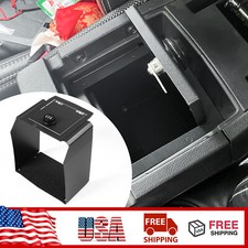 For Jeep Wrangler Jk Jku 2012-2017 Center Safe Armrest Storage Lock Password Box