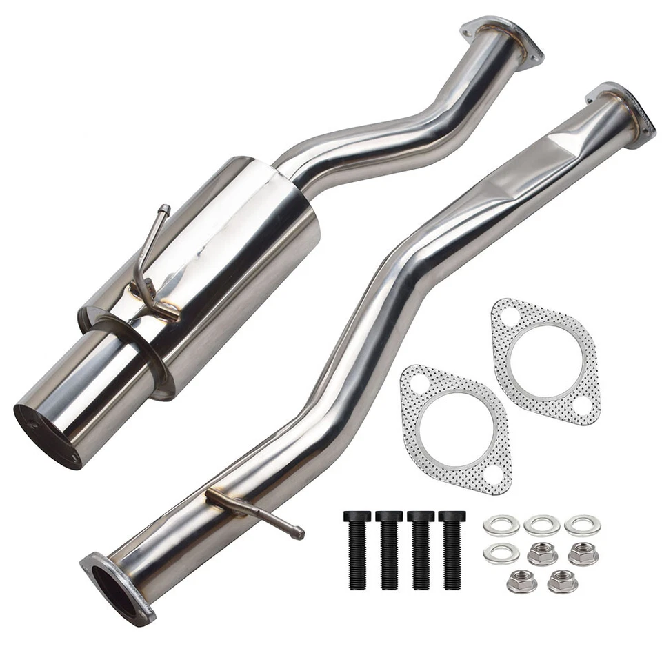 T304 Stainless Steel Cat-Back Exhaust Drift Spec For 2003-2009 Nissan 350Z - Image 2 of 4