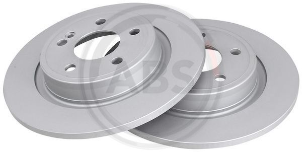 2X A.B.S. 18785 Bremsscheibe Hinten FüR MERCEDES-BENZ-image