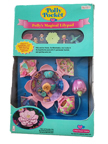 Polly Pocket Bluebird Polly's Magical Lilypad 1996 MIP vintage