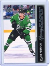 2021-22 Upper Deck Series 2 Jacob Peterson Young Guns Rookie Dallas Stars