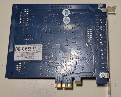 Creative Sound Blaster X-Fi Xtreme Audio SB1040 Soundkarte PCIe 7.1 x1 - Bild 5 von 5