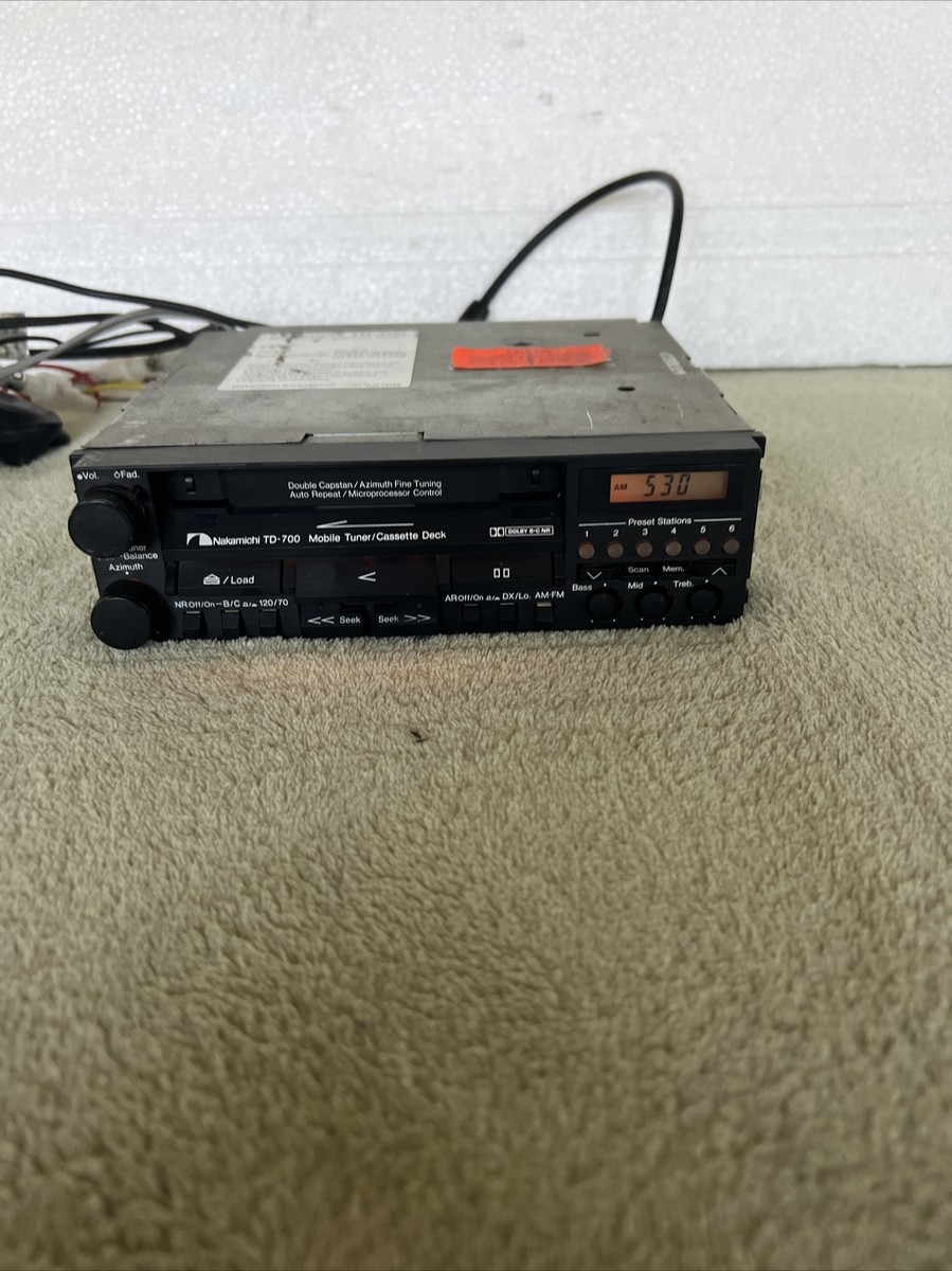 NAKAMICHI TD 700 AM FM CASSETTE STEREO 1980s 1990s vintage RARE | eBay