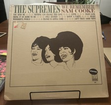The Supremes We Remember Sam Cooke Lp Motown Sealed New Stereo MT 629 No Cuts
