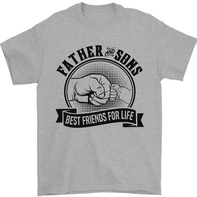 Vater & Söhne Beste Freunde Vatertag Herren T-Shirt 100% Baumwolle