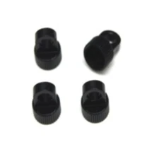 New STRC Aluminum Upper Shock Caps Vaterra Ascender (4) Black