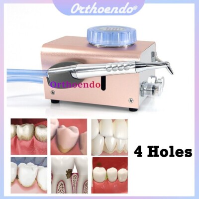 Dental Lab Cleaning Air Water Prophy Polishing Sandblasting Machine 4 Holes Tool