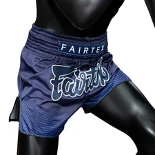 Fairtex Shorts Sports Muay Thai MMA Kick Boxing Fighter BS1930 BLUE OCEAN