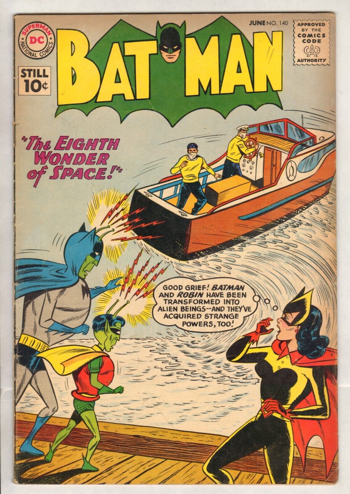 Batman #140 (FN) (1961, DC) Joker! Batowman!