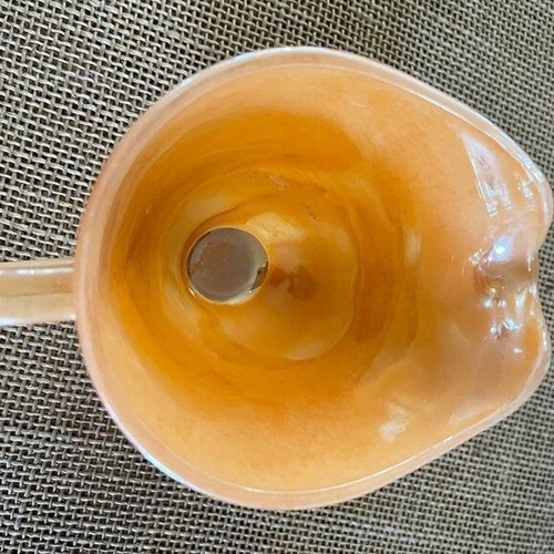 Vintage Fire King Orange Creamer, 3.5" Fall Thanksgiving Colorful Retro - Picture 5 of 9