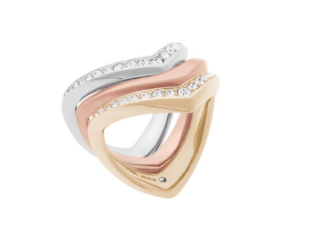 michael kors rose gold ring