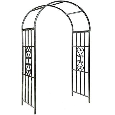 Metall Holz Gartenbogen Rosenbogen Pergola Laube Kletterpflanzen Rankgitter