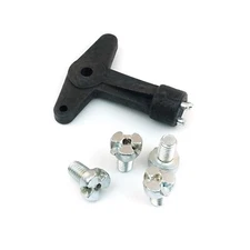 Alloy Wheel Centre Cap 13mm Locking Bolt Screws with Key 90495549 for Opel