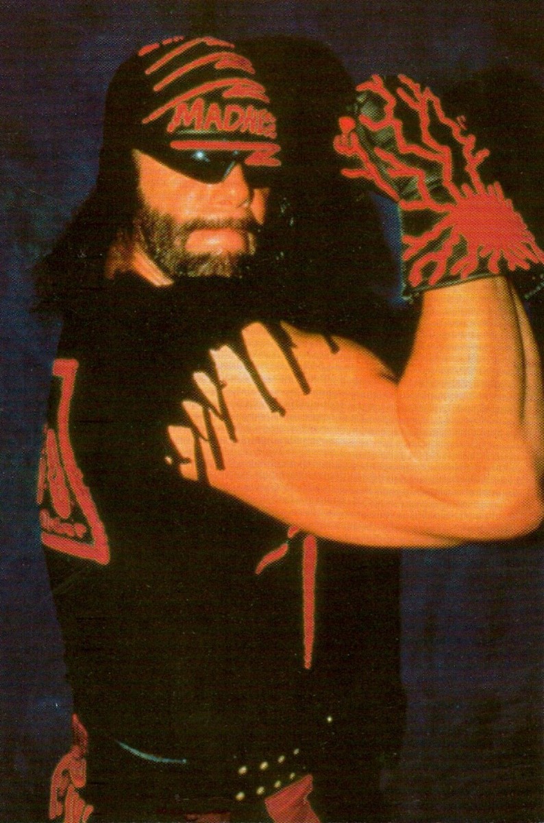 Randy Savage WCW Wrestling 4x6 Photo Card New Wrestler NWO WWE