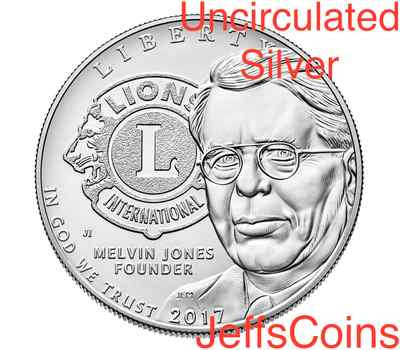 2017 P Lions Clubs International Centennial UNCIRCULATED Silver