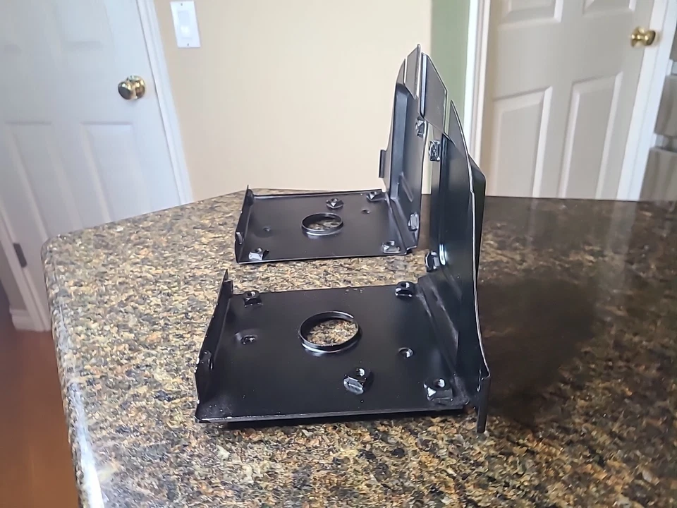 1964-65 OEM Cadillac крыло удлинитель фары поддержки ракетка пара слева справа  - Изображение 4 из 4