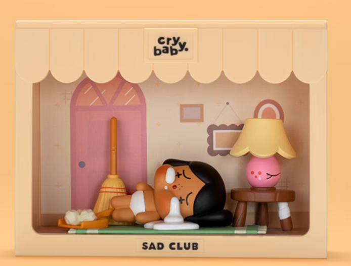 SAD CLUB フィギュアブラインドボックス Amazon.com: POP MART Crybaby Sad Club Series Scene Sets, 8PCs