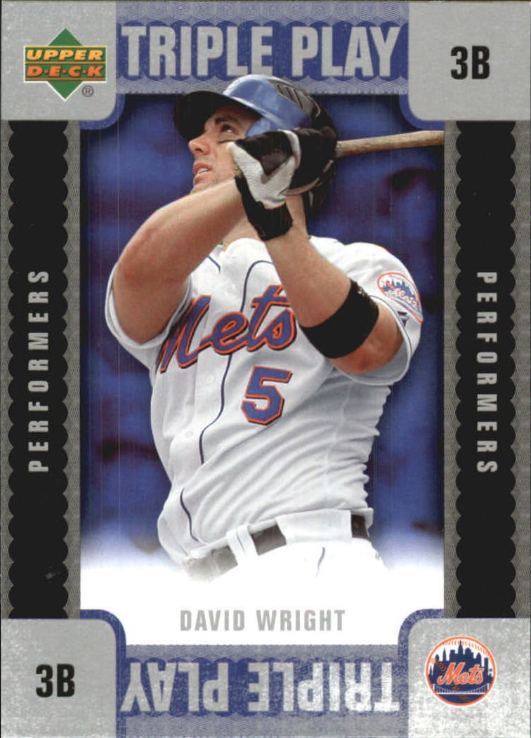 2007 Upper Deck Triple Play Performers #TPDW David Wright - NM-MT