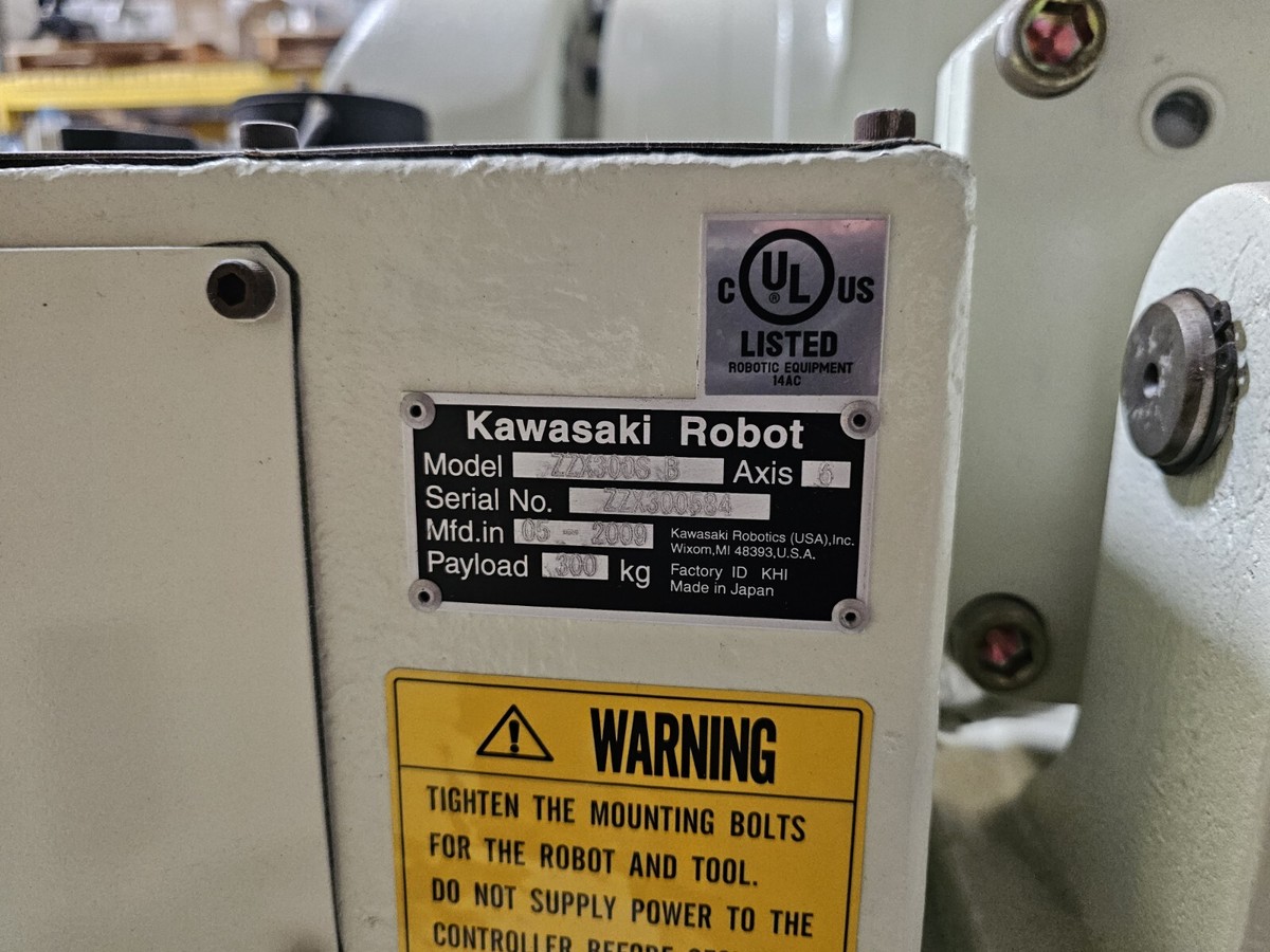 Kawasaki ZZX300S B Robot w/ D32F D001 CONTROL CAB/50817-1347