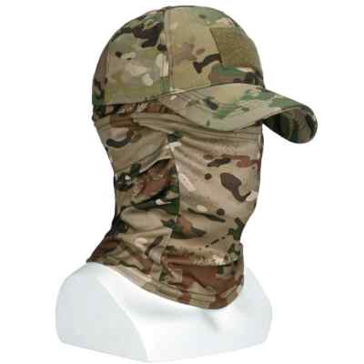 Herren Camouflage Armee Mütze Camouflage Militär Camouflage Baseball Maske Set Baseball-Cap