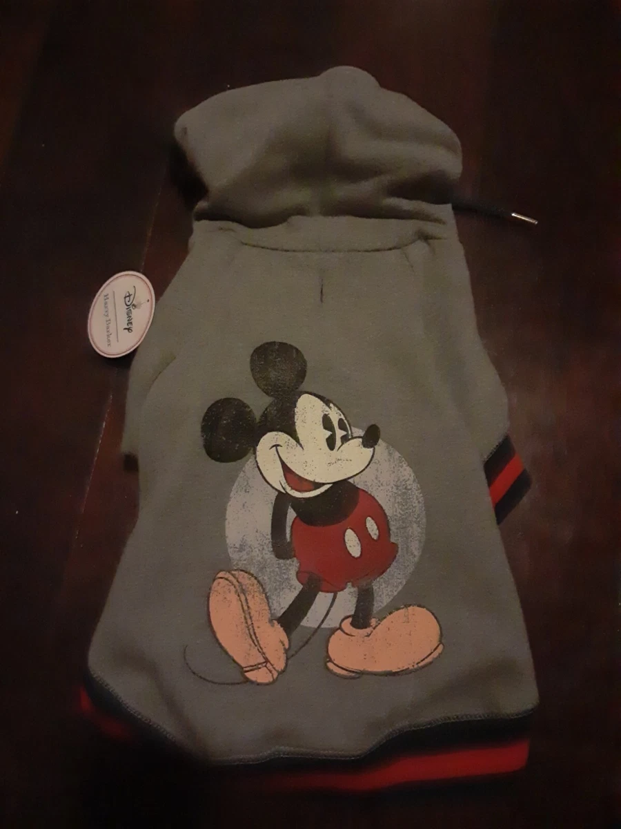 Disney Harry Barker Dog Apparel Mickey Mouse Hoodie Medium