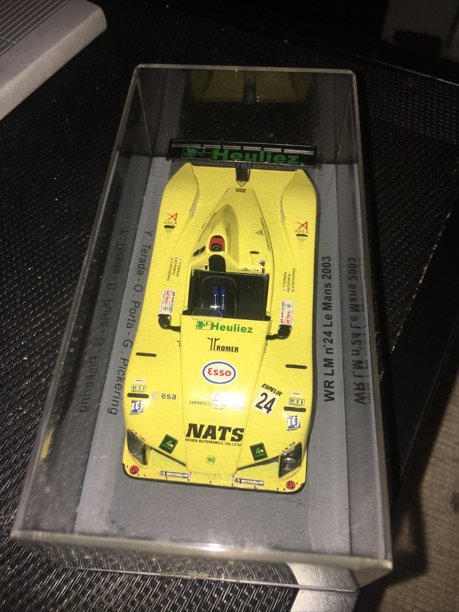 Miniature Spark 1/43 – WR Peugeot N°24 – Le Mans 2003 – Très Bon état, Avec Boîte