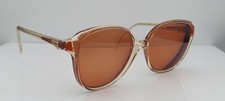 Vintage Liberty Optical AD-1 Brown Oval Sunglasses FRAMES ONLY USA