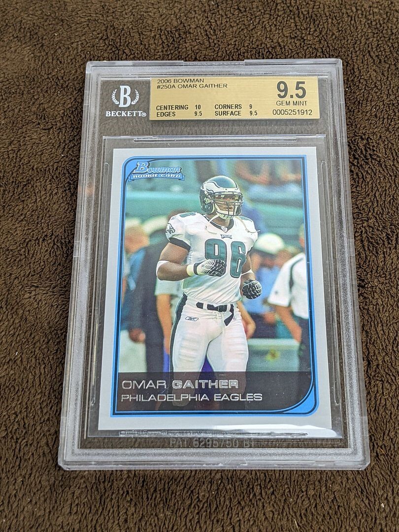 Omar Gaither Bowman Sterling #34 Base