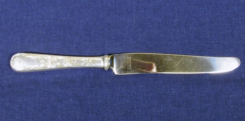 S.KIRK & SON Sterling Flatware OLD MARYLAND Pattern 9” Dinner Knife with Bolster