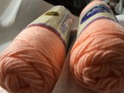 Lot of 2 Skeins Peach Yarn by Lion Brand Jamie Classic - NEW — photo 4