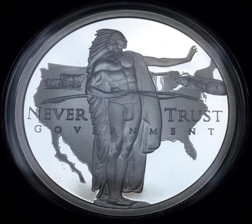 2018 Manifest Destiny 1 oz. Silver Shield Proof Medallion NTG Series #2