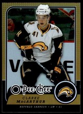 2008-09 O PEE CHEE METAL Clarke MacArthur Buffalo Sabres #431