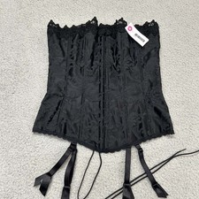 VTG Fredericks Of Hollywood Corset 34 Corset Top Goth Lingerie Garters