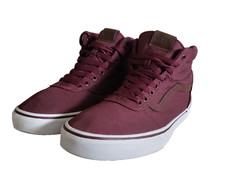VANS Classic Sk8-Hi Shoe Canvas Upper Men's SZ 3.5 Women's Sz 5 Burgundy Purple