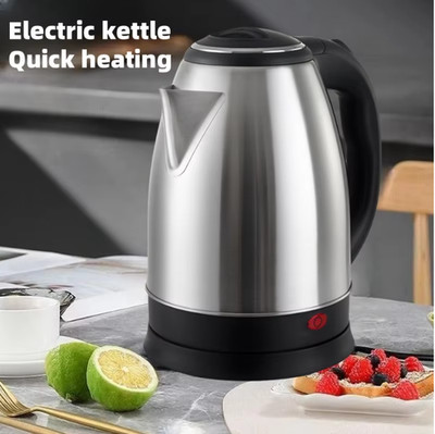 Electric Water Kettle 2 L Stainless Steel Hot Water Kettle   Fast Boil Tea Maker