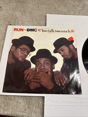 Run D.M.C. - ''You Talk Too Much / Sucker M.C's'' - UK Import 12'' Single Pic Cover