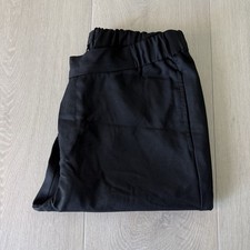Nili Lotan 100 Wool Black Pants Women s Size 8 Stretch Waist USA Made