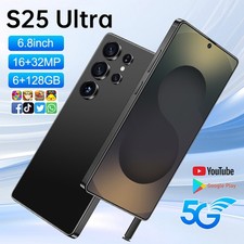 Smartphone S25 Ultra sbloccato Android cellulare 128GB dual SIM nuovo sigillato