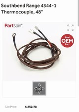Southbend Range 4344-1Thermocouple, 48