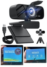 Full HD 1080P Video Webcam and Wide Angle Camera with Built-in Microphone and Ro