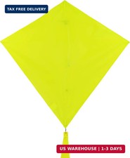 In the Breeze 3296 - Lemon 30 Inch Diamond Kite - Solid Yellow, Fun, Easy Flying