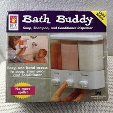 DEX bath buddy dispenser Vintage 1997 3M Soap Conditioner Shampoo NIB