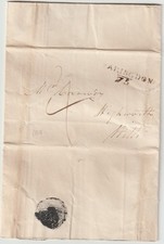 1816 BERKSHIRE FARINGDON MILEAGE PMK LETTER DAN BENNETT 4d TO CROWDY HIGHWORTH