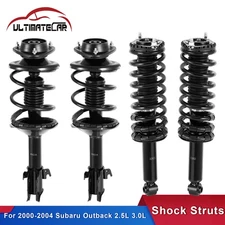 Set 4 Complete Shock Struts & Coil Spring Assembly For 2000-2004 Subaru Outback